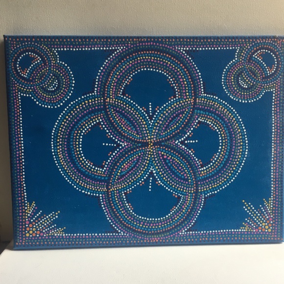 Original Hand painted Acrylic on canvas - Picture 2 of 3